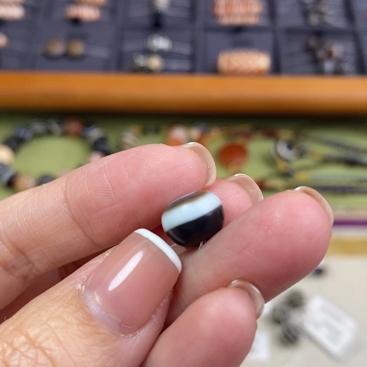 玛瑙/玉髓单珠未镶嵌