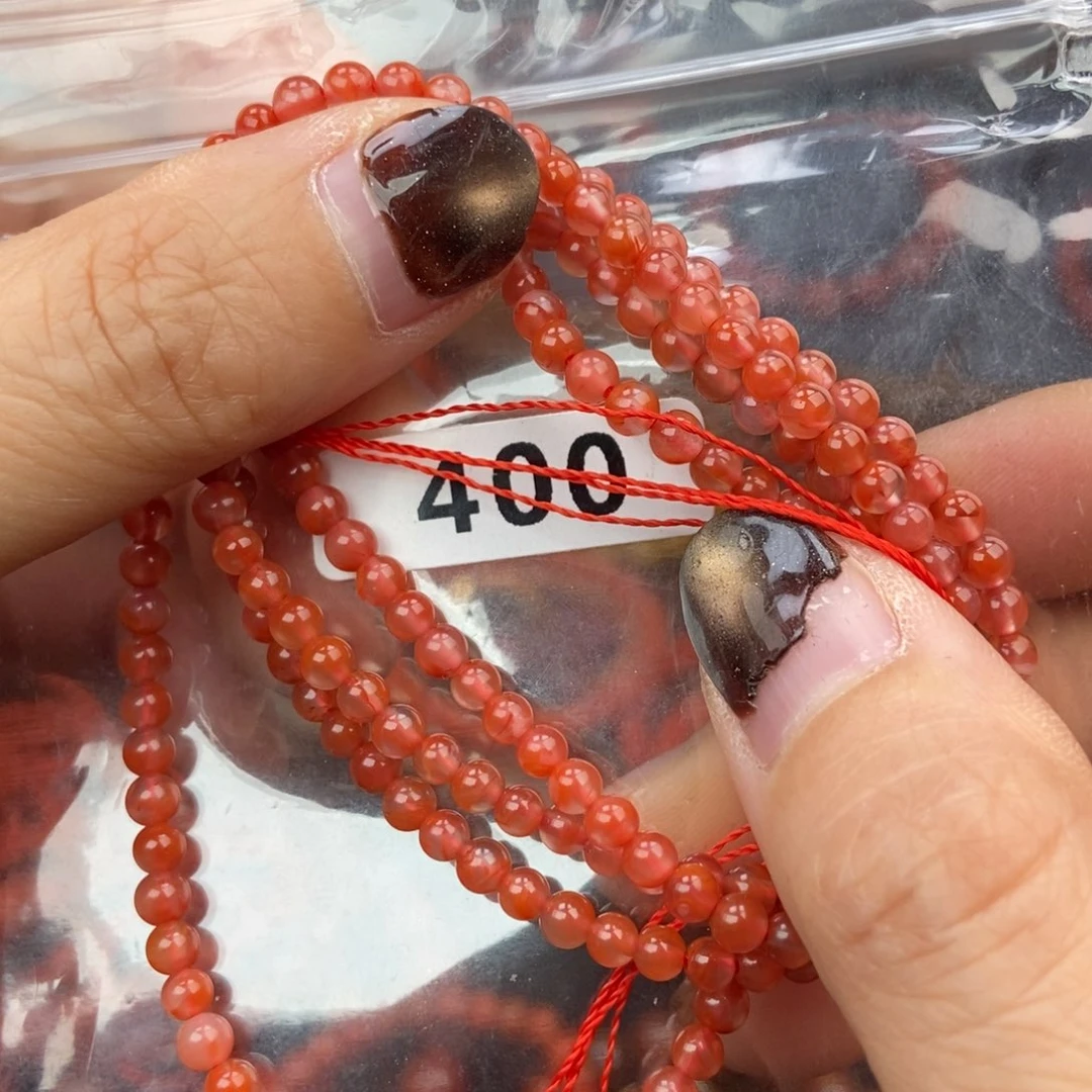 南红玛瑙未镶嵌手链