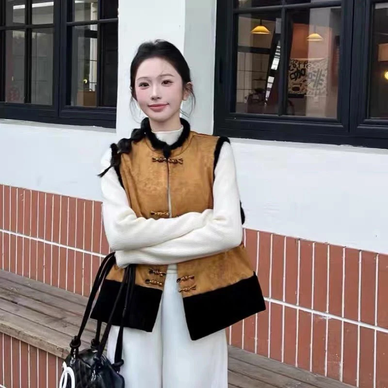 新款时尚国风马甲830