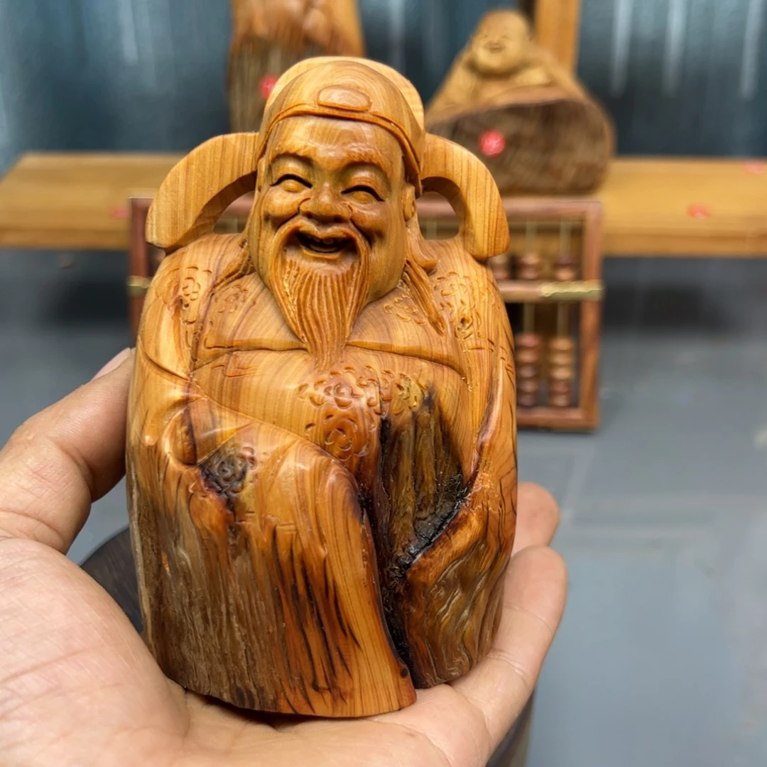 Z****木崖柏木摆件手把件