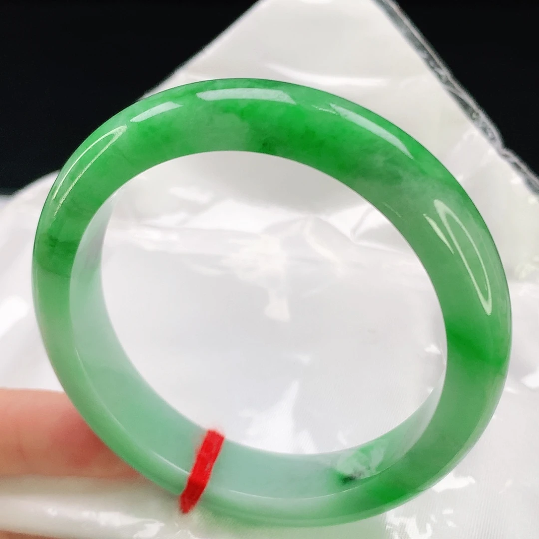 翡翠未镶嵌手镯54.9