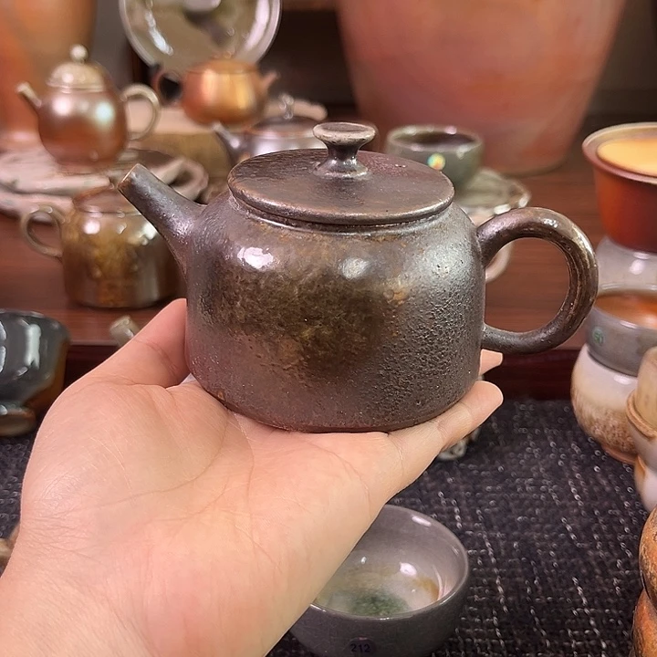 柴烧龙窑烧精品德中壶