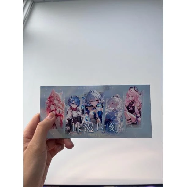 小影玩法【咔漫时刻拍立得撕拉卡】 二次元动漫收藏卡 (默认代拆）
