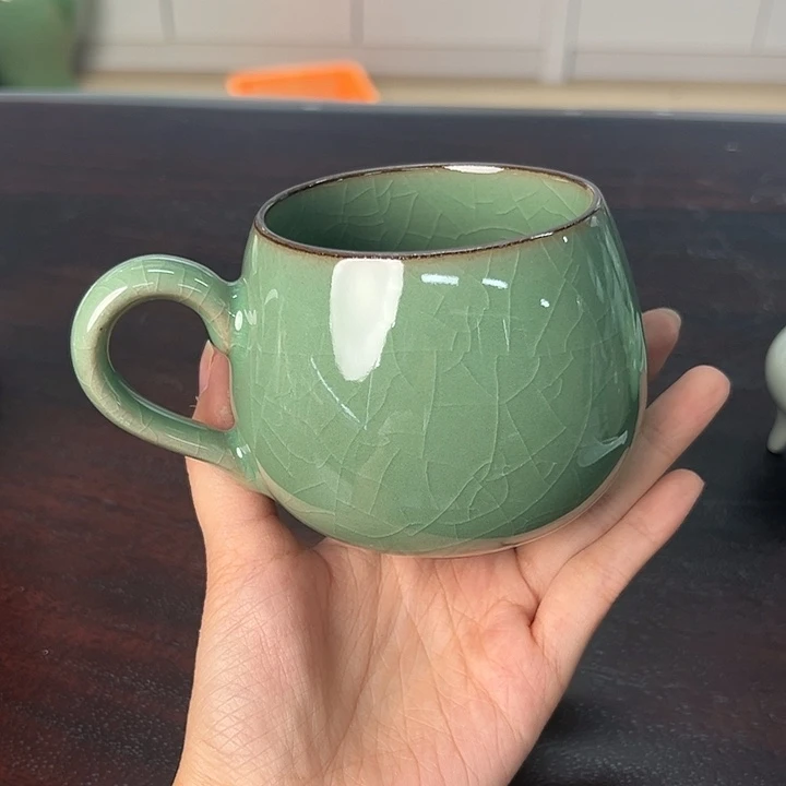 龙泉云间青瓷小米茶器
