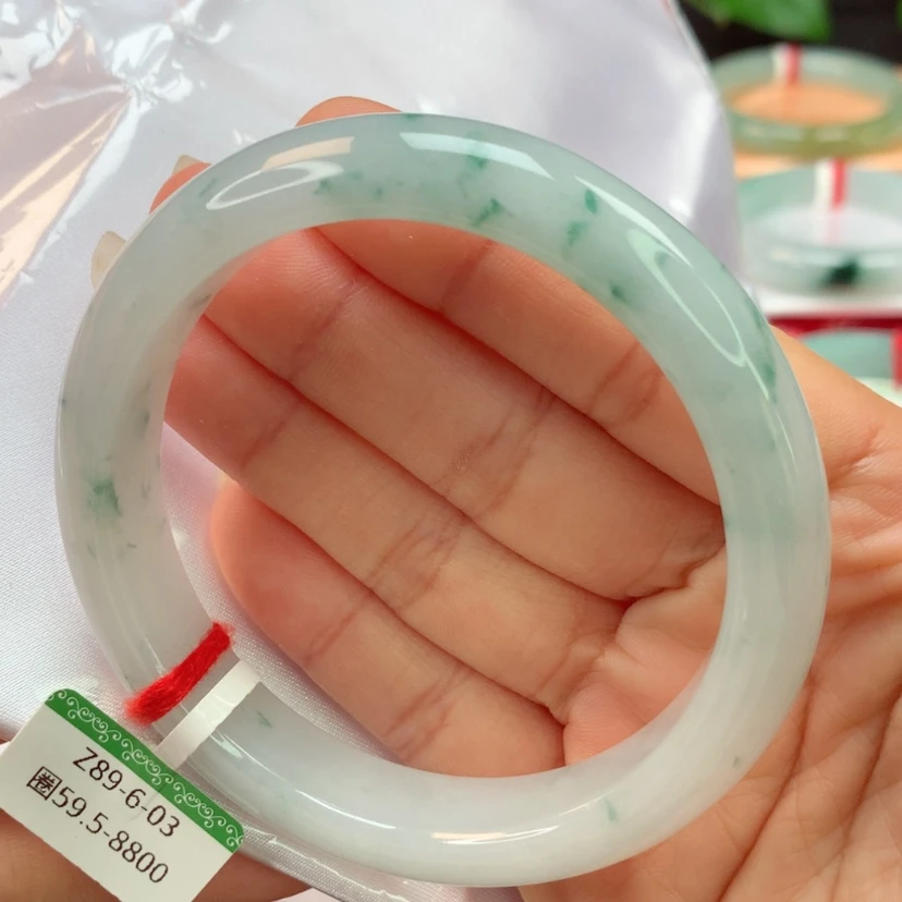 【闪购商品】翡翠手镯未镶嵌天然翡翠手镯