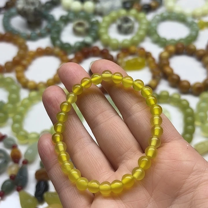 蛇纹石玉未镶嵌手串