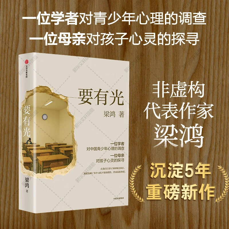 要有光  梁鸿经典系列聚焦青少年心理与家庭关系文学读物