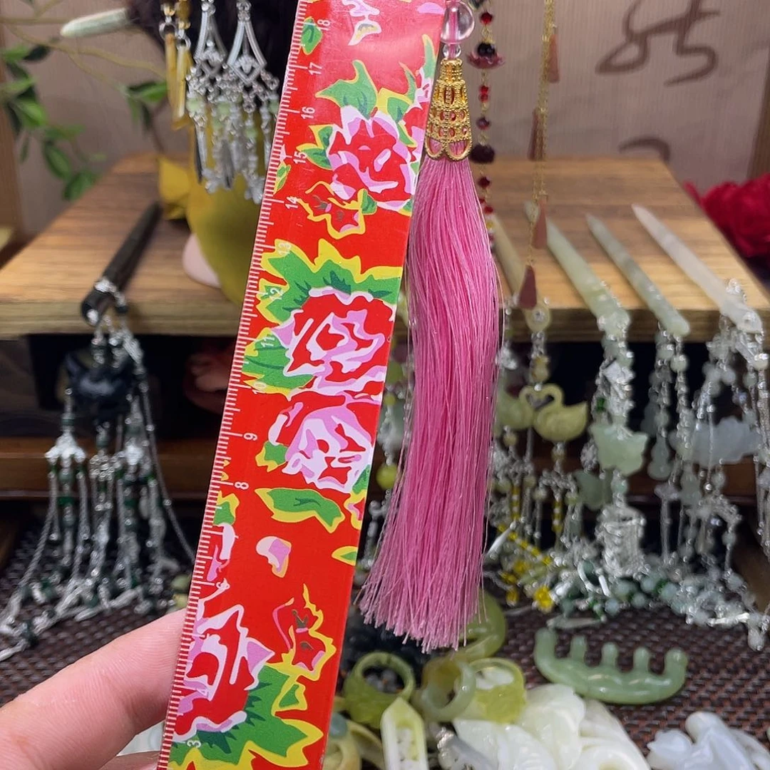 蛇纹石玉未镶嵌发饰小****