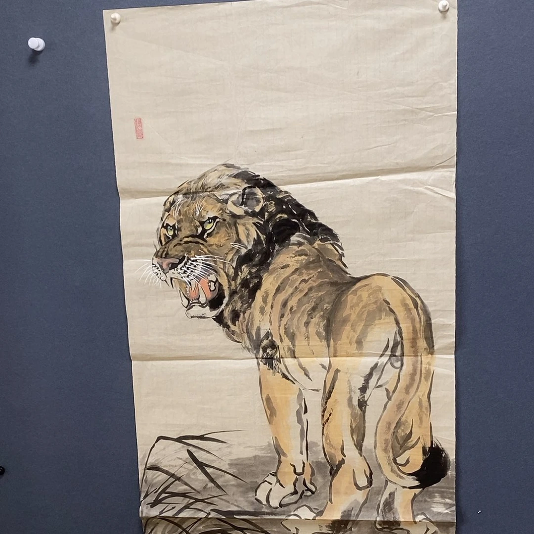 国画刘永志70/140手绘画芯