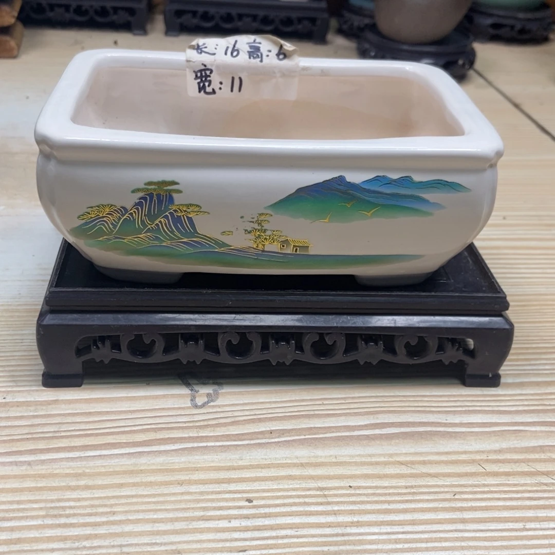 瓷片陶瓷花盆陶瓷艺术