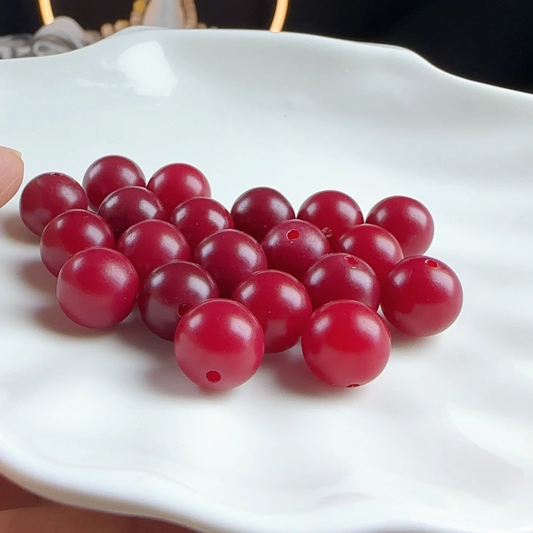 菩提根/象牙果手串卡12莎莎红圆100卡牌➕20备珠