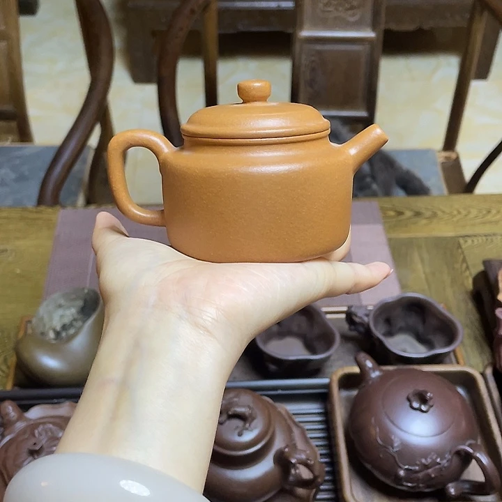 茶壶紫砂全手工打造