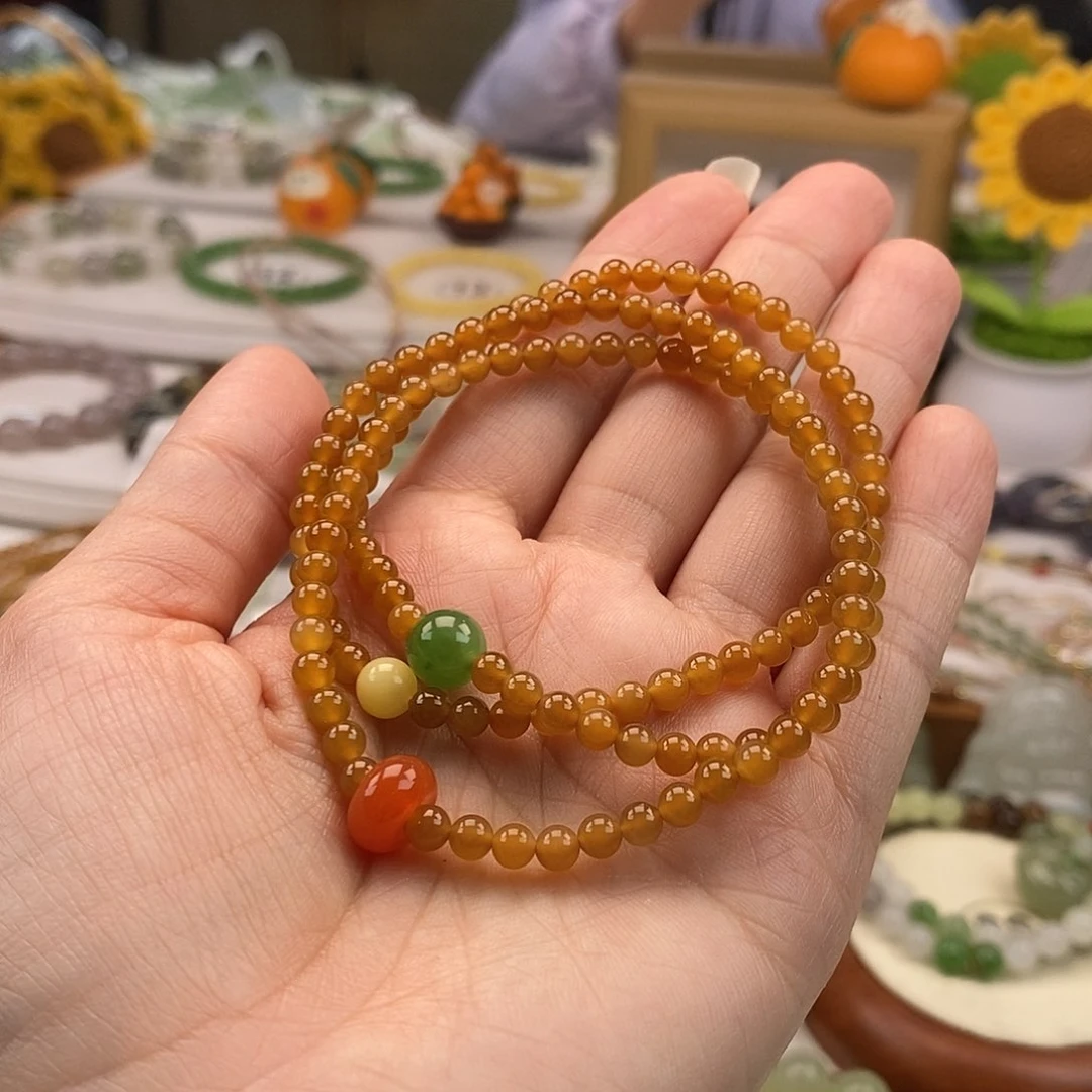 和田玉手串未镶嵌