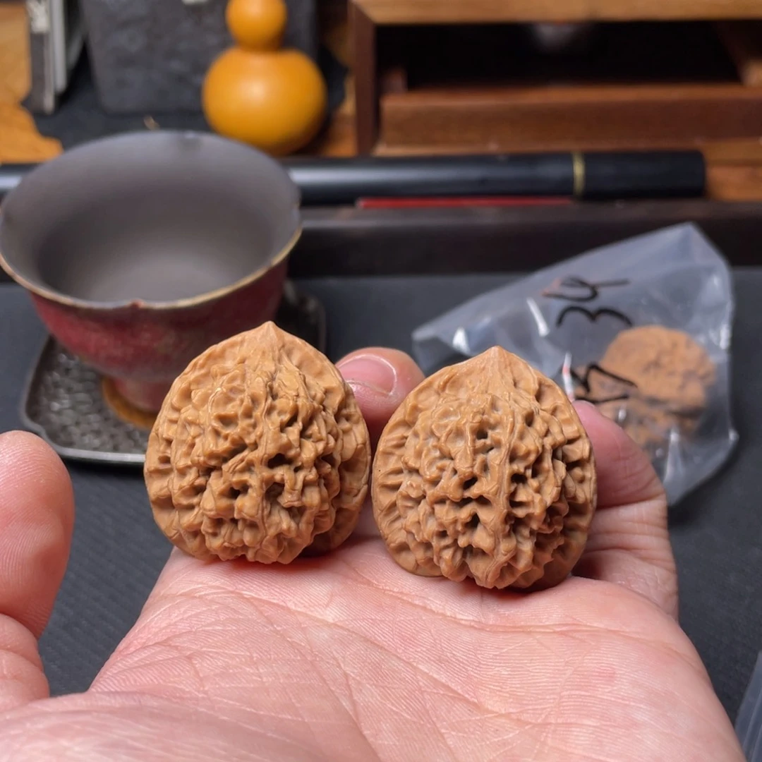 文玩核桃吊坠34.5全品秦闷原装