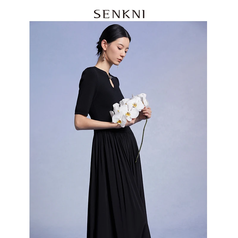 圣可尼新中式连衣裙S361202NE