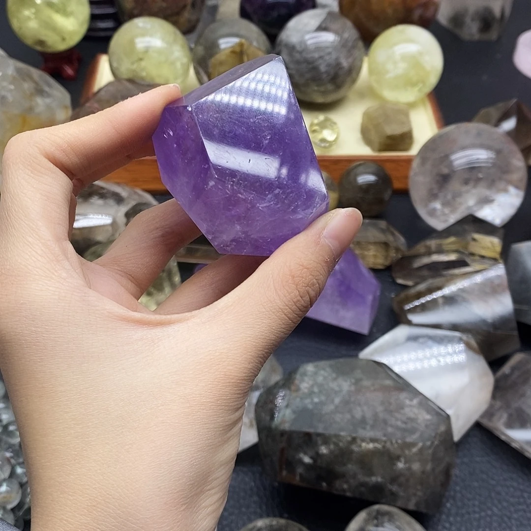 珠宝半成品水晶未镶嵌366水晶石