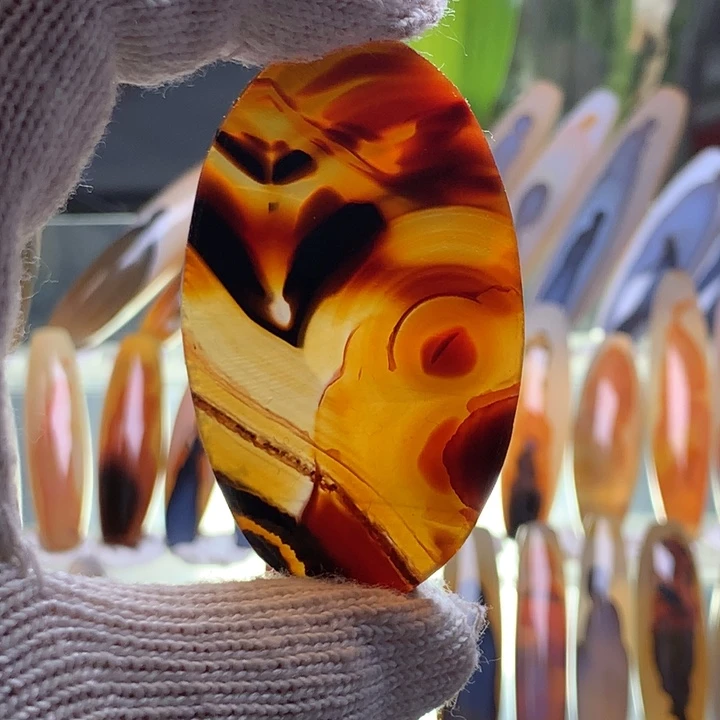 未镶嵌玛瑙/玉髓珠宝半成品89