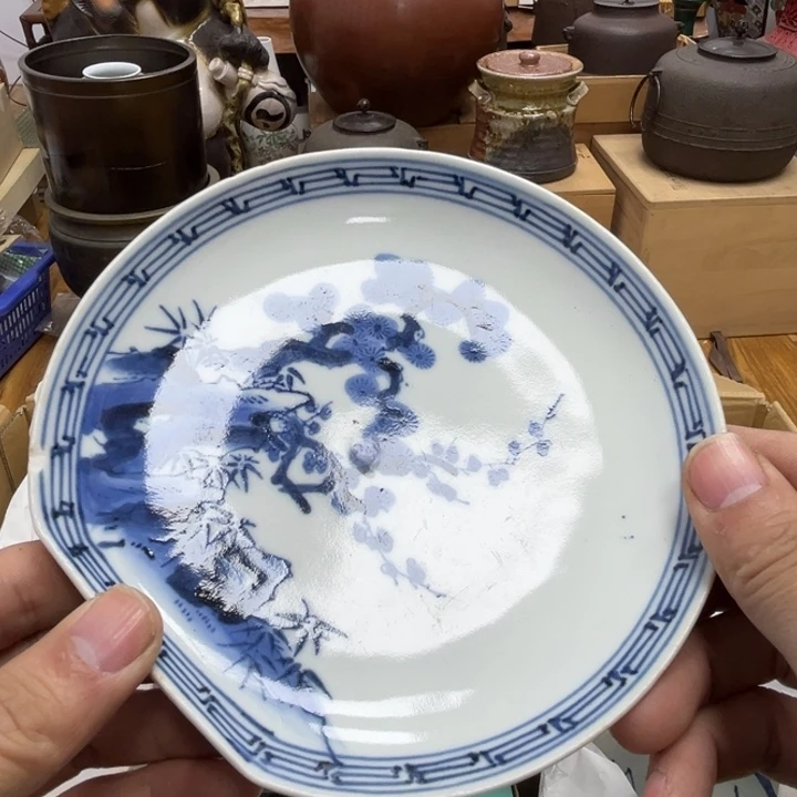 瓷片瓷器摆件工艺品摆件777