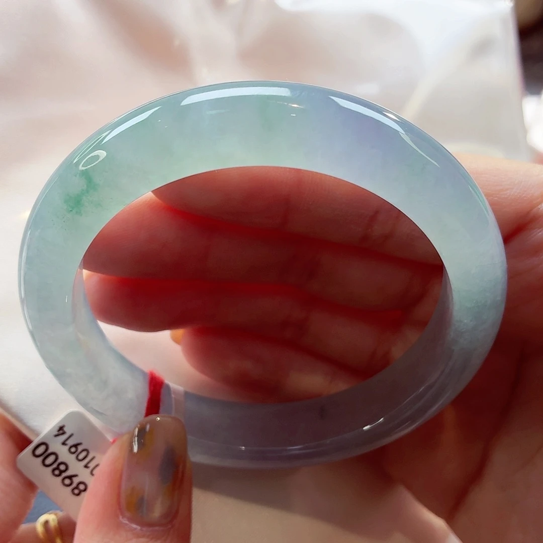 翡翠未镶嵌手镯22（4号）