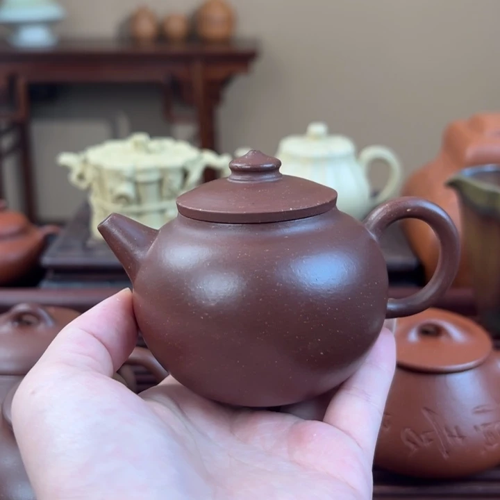 紫砂茶壶四底明式巨轮175cc