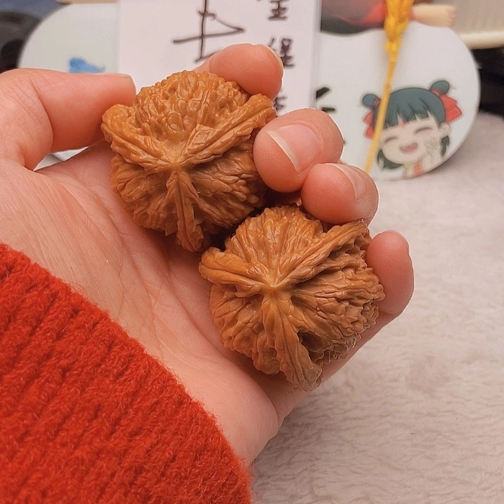 吊坠文玩核桃?*喜三棱
