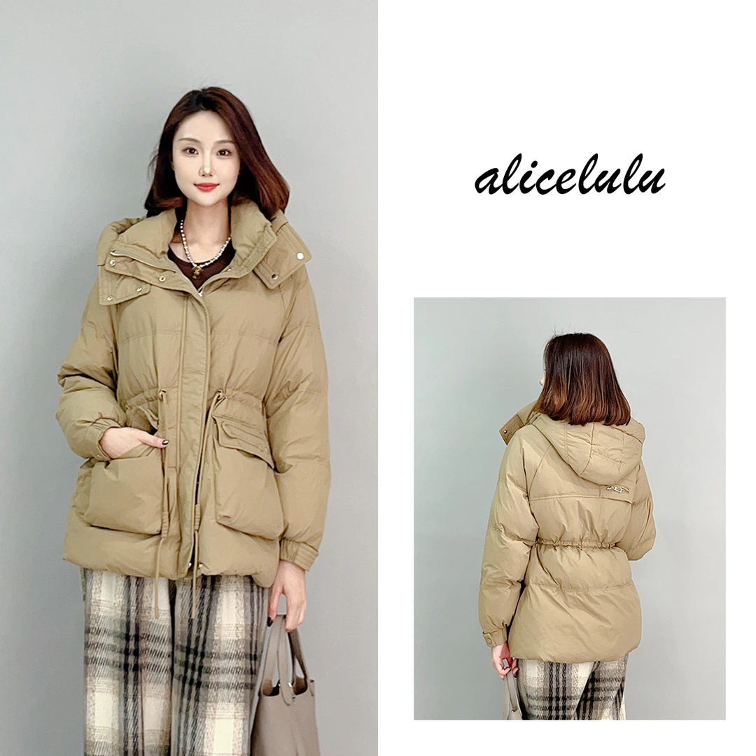 4 ALICE “温暖守护”羽绒服 抽绳设计加厚保暖 S2141890Tr
