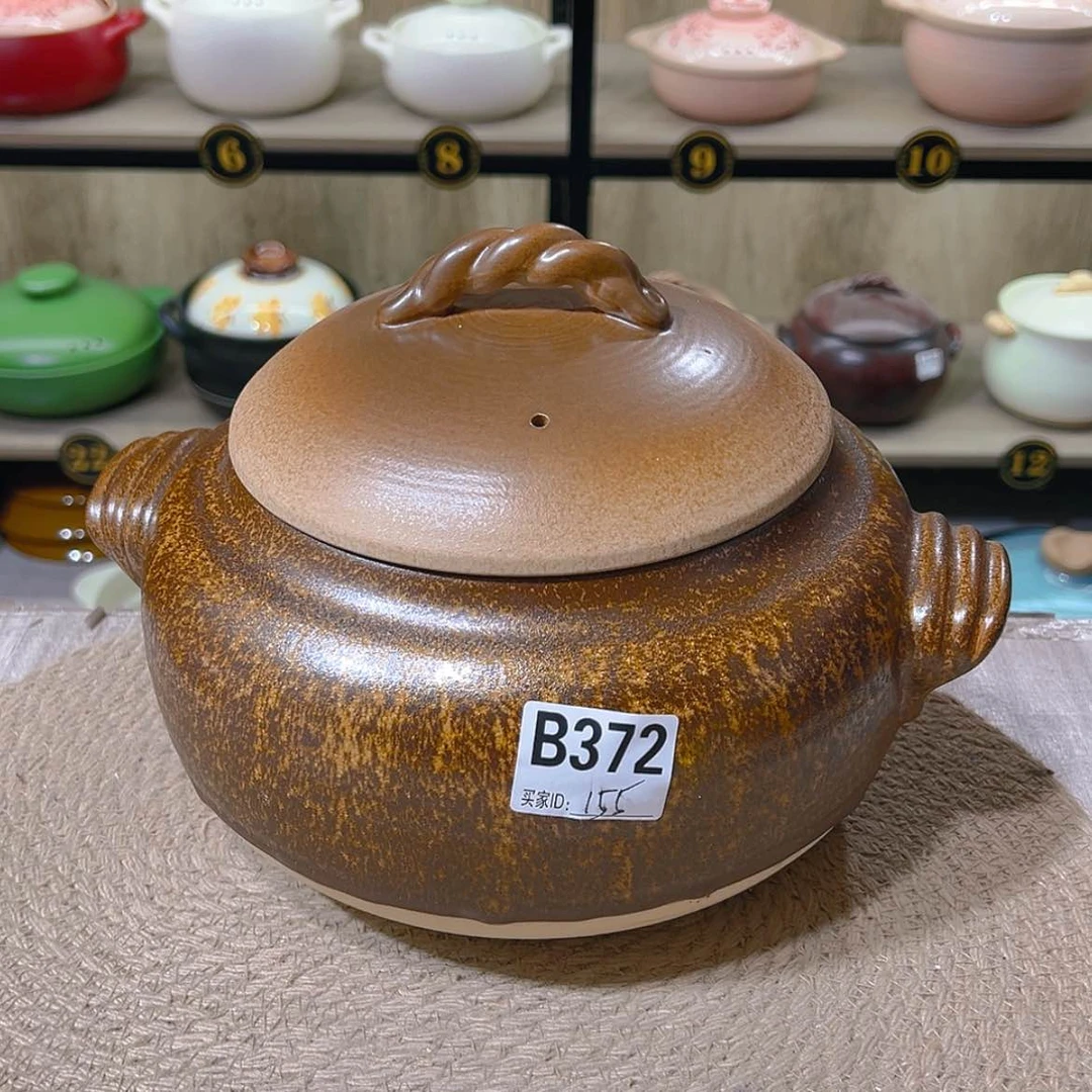 【闪购商品】瓷3升粗陶砂锅微瑕疵品372