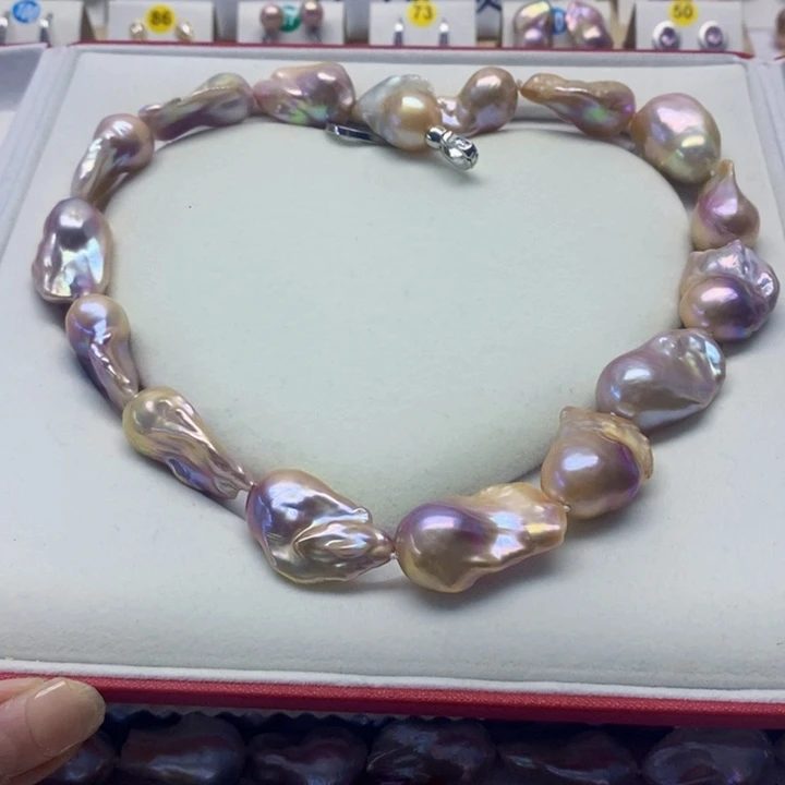 银S925镶嵌耳饰淡水珍珠逸**³