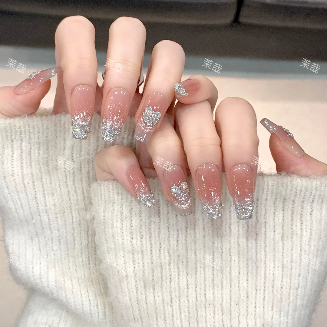 茉哉【一见倾心】纯手工定制美甲拆卸穿戴甲A3567 A