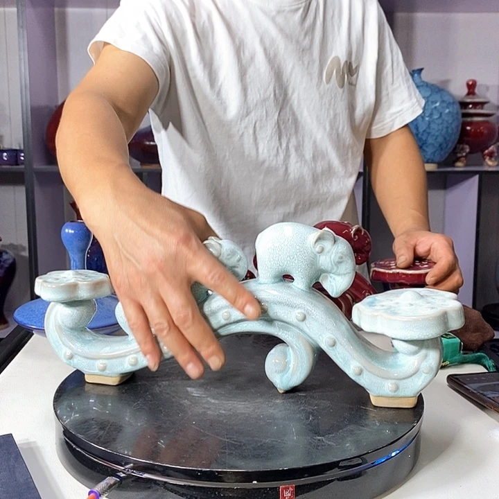 瓶中国神垕精品钧瓷