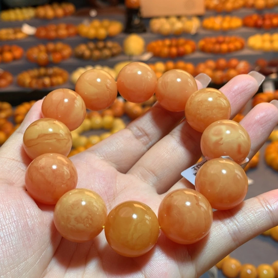 【闪购商品】手串蜜蜡未镶嵌不****死蜜蜡手串