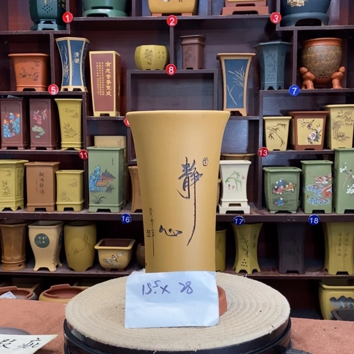 紫砂花盆紫砂花盆