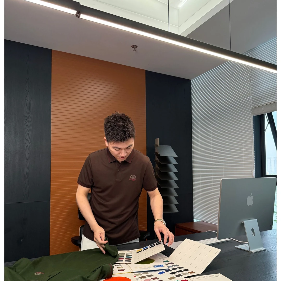 618大促-2025夏季新款休闲时尚男士POLO衫-LU-6081