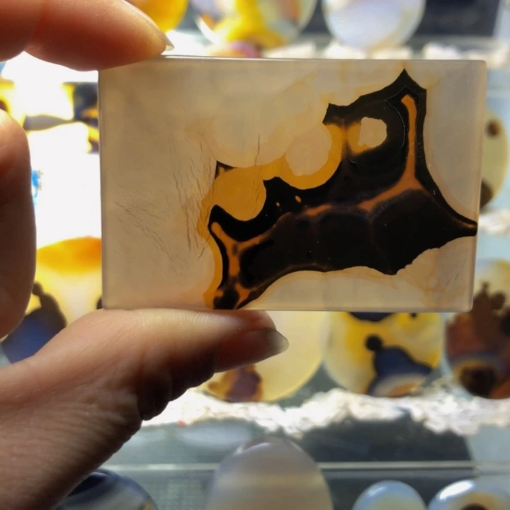 合金玛瑙/玉髓珠宝奇石8有瑕