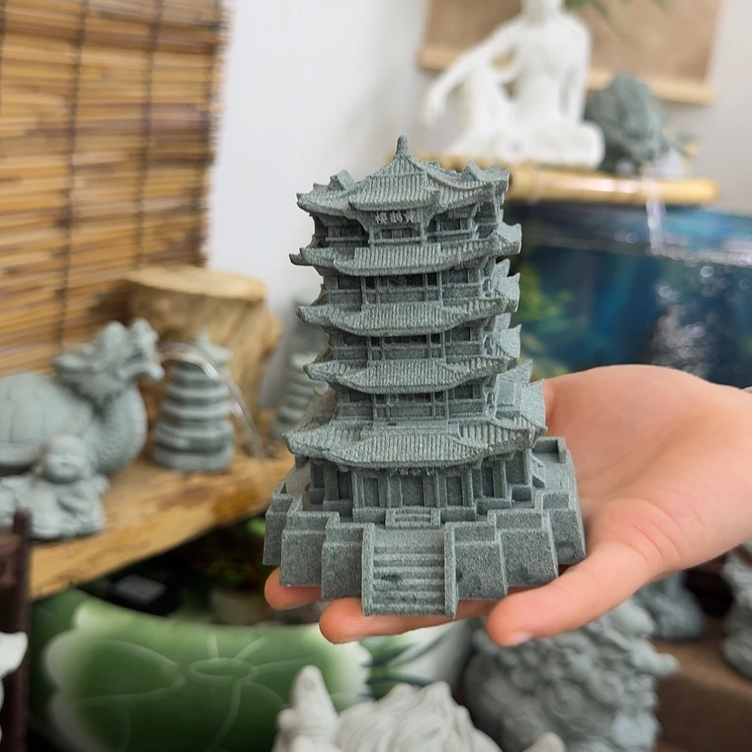 石材青砂石黄鹤楼