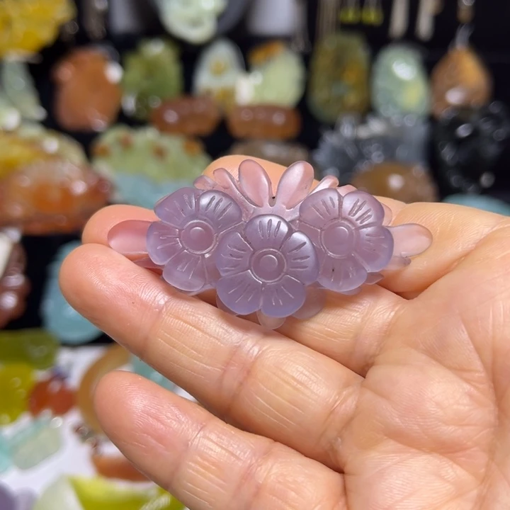 蛇纹石玉未镶嵌吊坠(赠链)