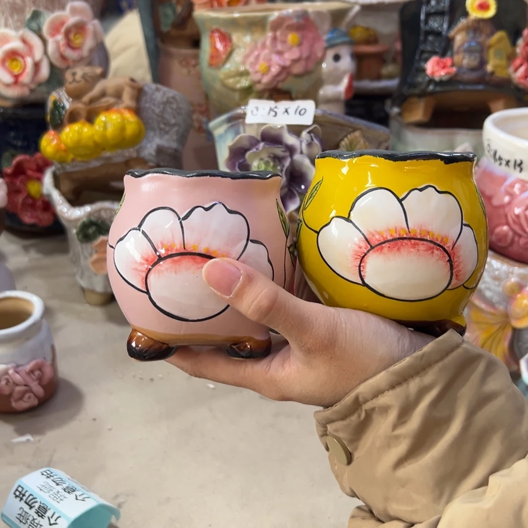 多肉花盆满20发货，爱退款拉黑