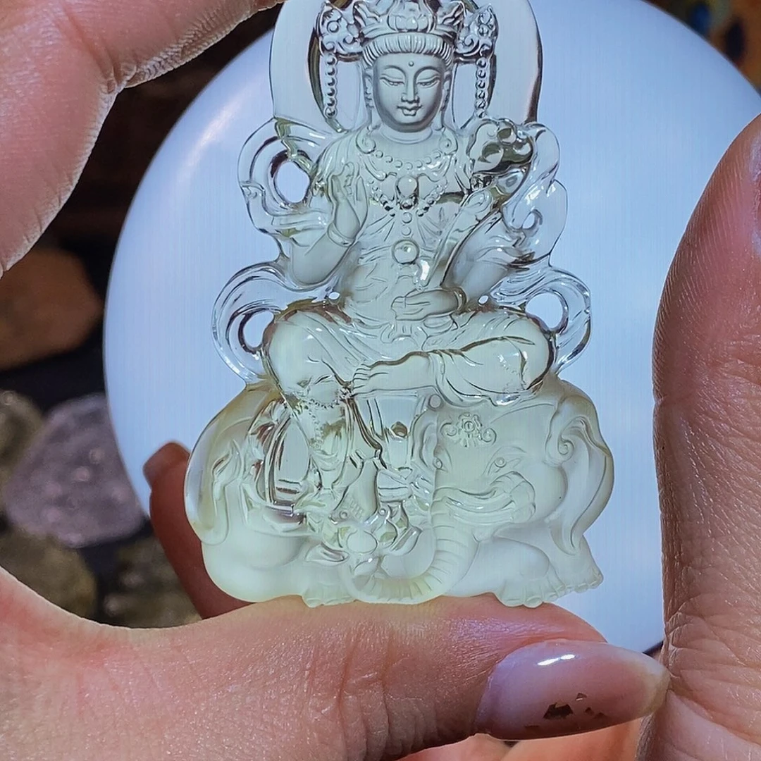 流***合未镶嵌水晶颈饰吊坠