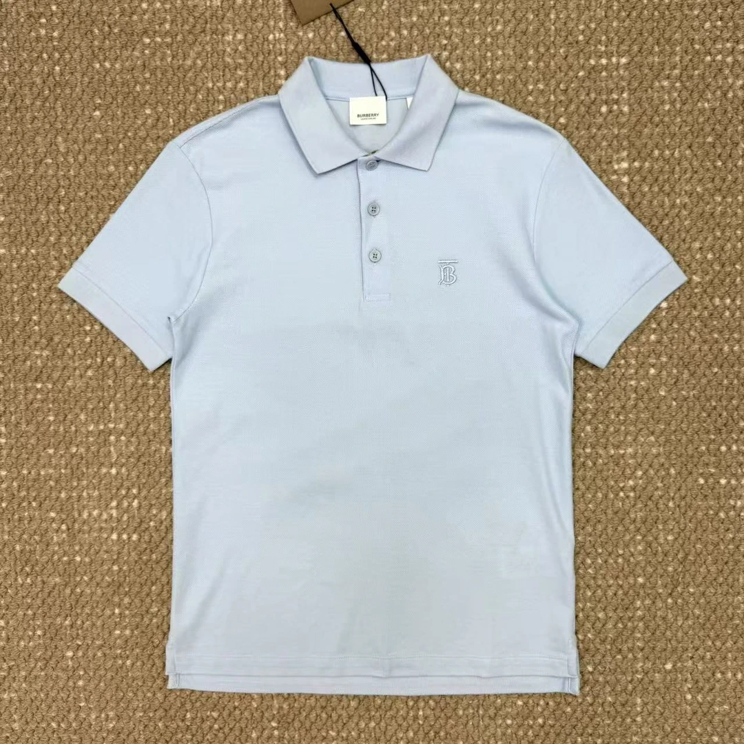 未使用 BURBERRY/博柏利 经典刺绣logo短袖T恤polo