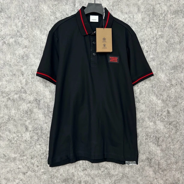 未使用 BURBERRY/博柏利 Burberry黑色polo衫