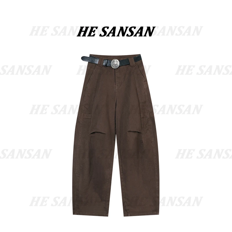 【SANSAN】气质极简百搭弯刀显瘦时尚牛仔裤DY-3704