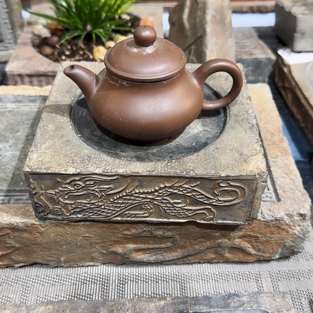 老砖茶台，砚台，画像砖
