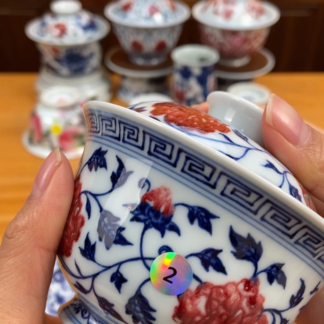 手绘现代茶具非古董