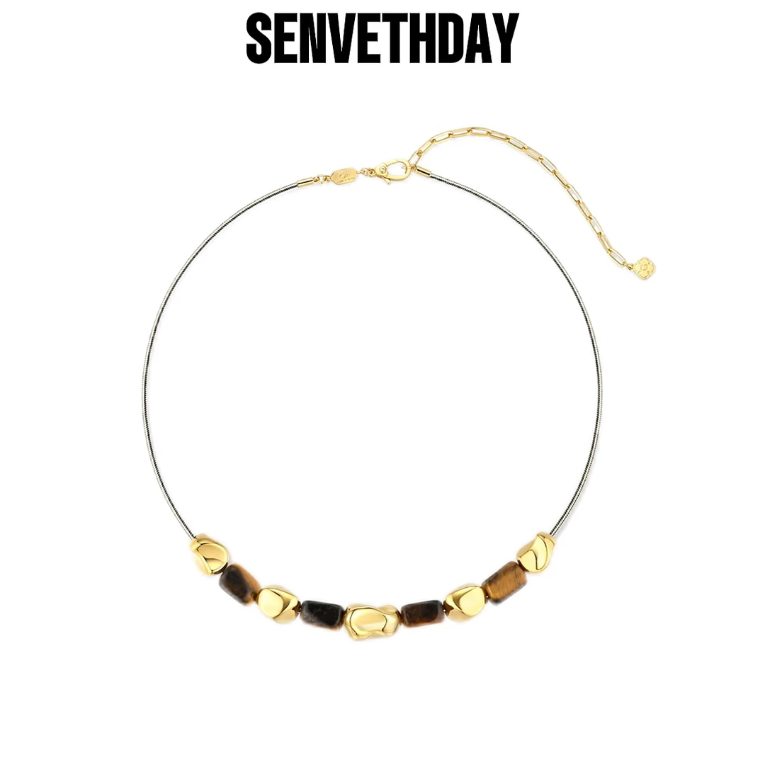 Senveth Day 铜合金项链 金石之缘项链 气质复古小众个性