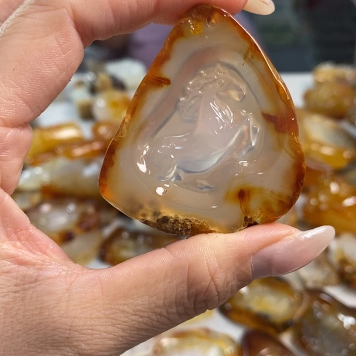 玛瑙/玉髓吊坠(不含链)未镶嵌