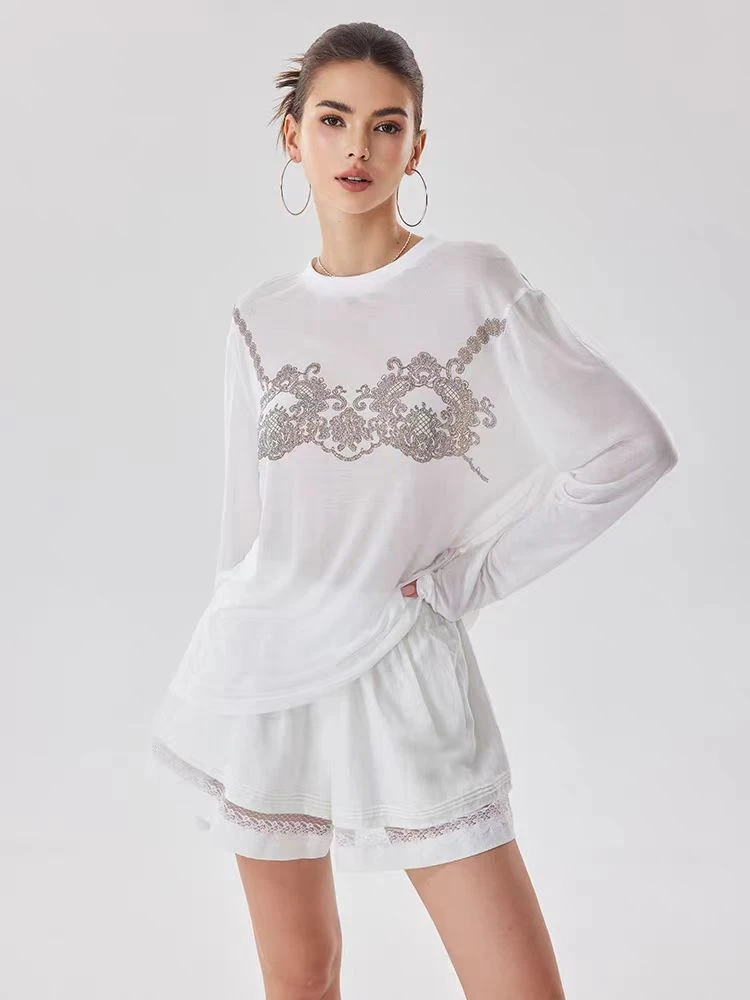 【景致】Ooof Yang 后背镂空露背T恤25SS1338