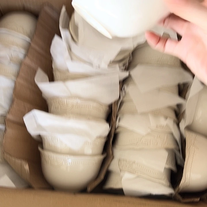 瓷片默认瑕疵商品浮雕米6个