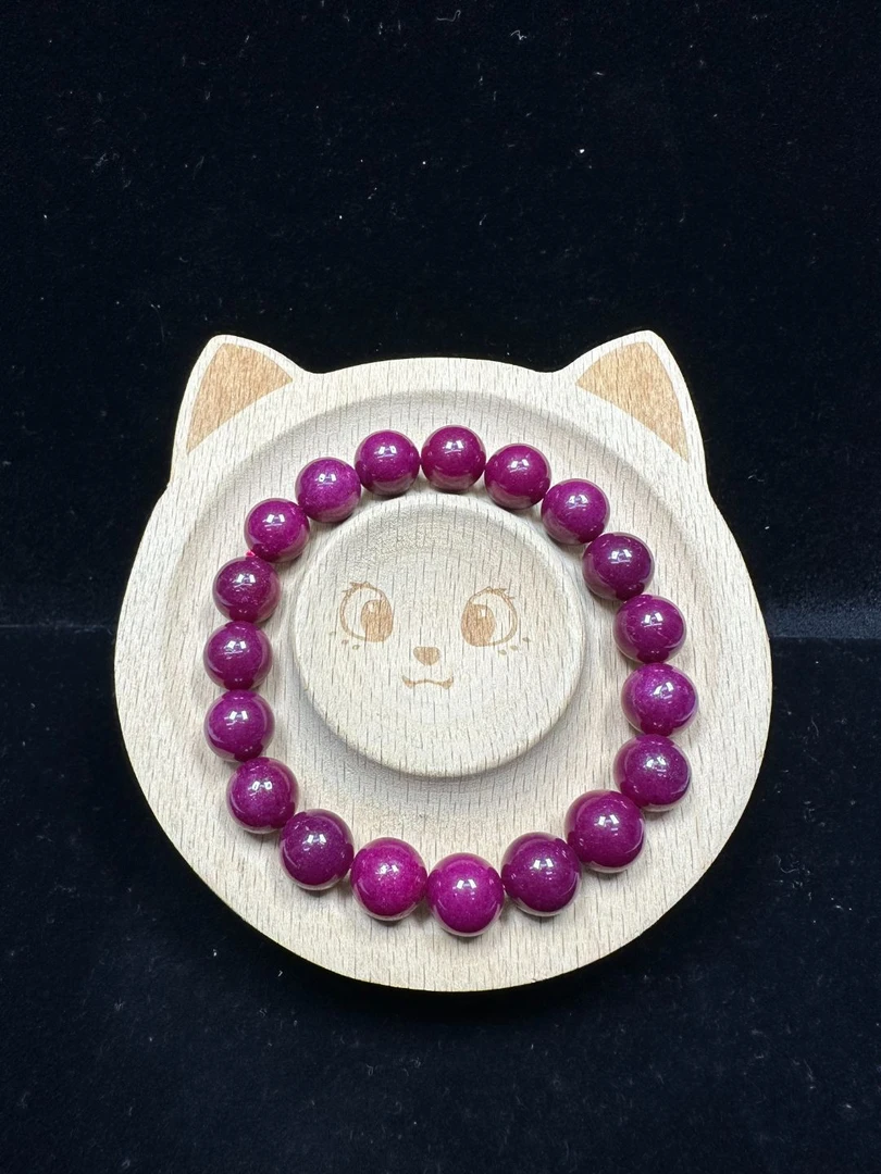 A110红宝单圈卡10mm 时尚手串百搭