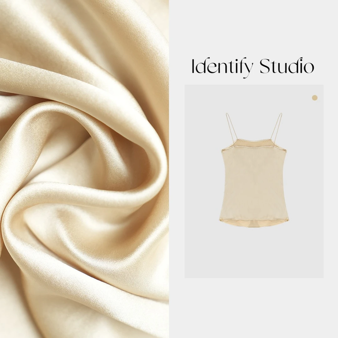 IDENTIFY香香“质感美背”春夏吊带百搭纯色美背心25SS