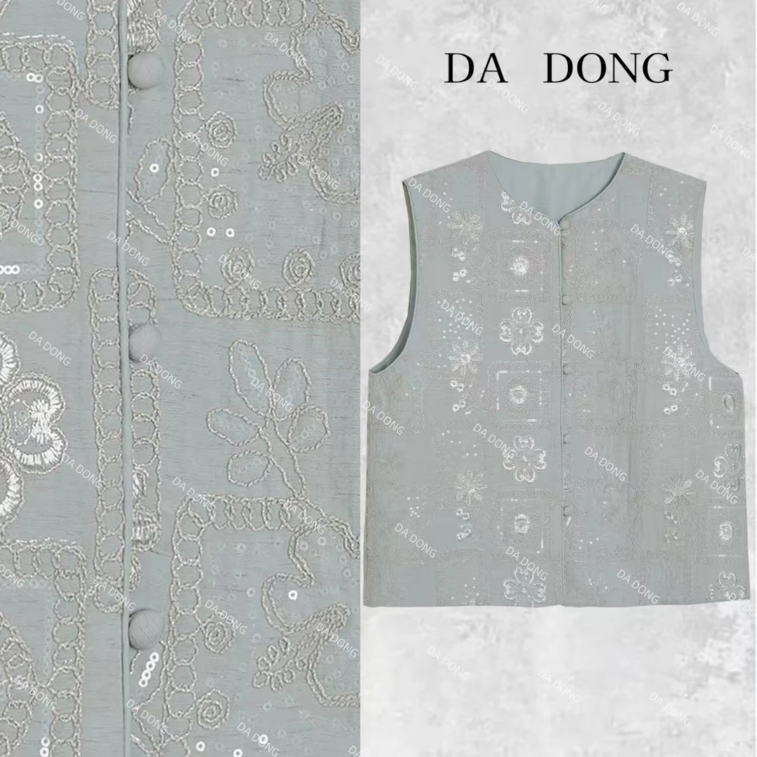 【马甲】似水流年--中式国风气质时尚百搭休闲宽松轻奢高定显瘦马甲